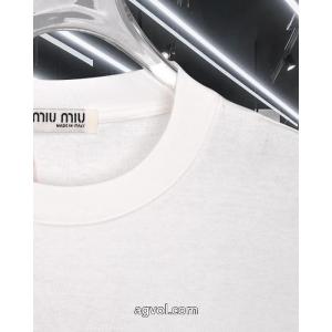 オシャレ上級者に超稀少MIUMIU長袖Tシャツ激安 通販 専門