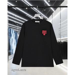 長袖TシャツMIUMIU大胆なカジュアルダウン自分へのご褒美偽物 通販 