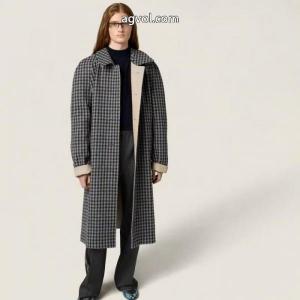 秋冬季節限定適度な光沢感がありトレンチコートブランド コピー ショップMIUMIU