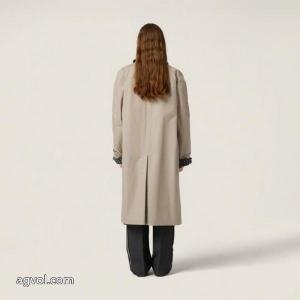 秋冬季節限定適度な光沢感がありトレンチコートブランド コピー ショップMIUMIU