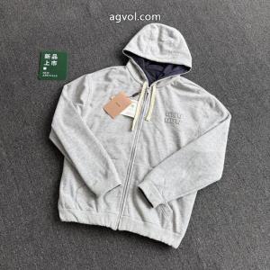 MIMIUスモールロゴリバーシブルファスナーフードコート男女同型