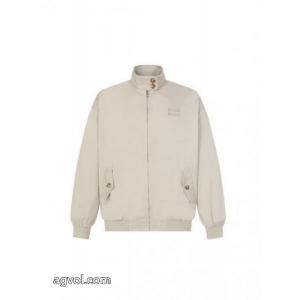 MiuMiuロゴ内赤チェックスタンドカラージャケット