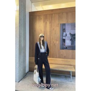 Miumiuカスタムアルファベットの小標格子をつなぎ合わせたカスタムカジュアルスーツ