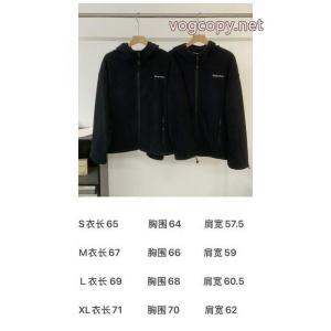 Miu Miu2026新アルファベット刺繍ロゴツイードファスナーコート
