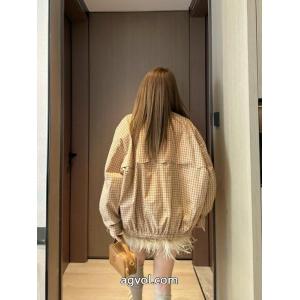 ジャケットHOT送料無料 高品質な SS25オシャレミュウミュウブランド コピー 専門店