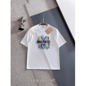 半袖Tシャツミュウミュウ着こなし自在 新作限定 新作大人気激安 通販 ブランド
