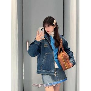 海外よりお届け　限定品 今シーズン注目のアイテム 人気アイテムブランド 品 コピーデニムのコートMIUMIU