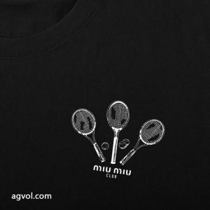 半袖Tシャツミュウミュウ高級感ある 落ち着いた感覚 高級感溢るブランド コピー 激安