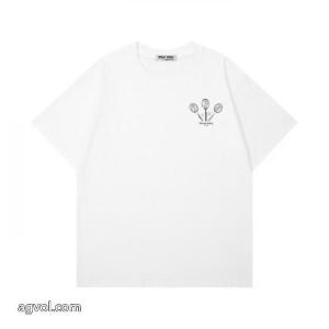半袖Tシャツミュウミュウ高級感ある 落ち着いた感覚 高級感溢るブランド コピー 激安