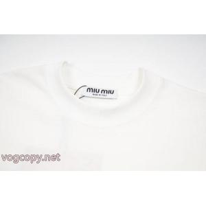 海外限定 2026超人気アイテム 最高級品質のブランド 偽物MIUMIU半袖Tシャツ