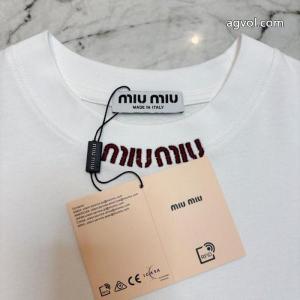 半袖Tシャツ26AW お早目に 2026新作 人気新品MIUMIUブランド フェイク