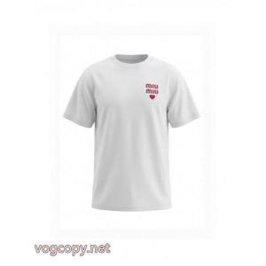 半袖Tシャツブランド コピー 安心MIUMIU上品上質 在庫セール 最新商品即完売必至