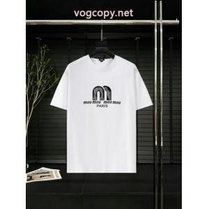 完売必至欲しい 大人気新作 オシャレな雰囲気MIUMIU半袖Tシャツ偽物 ブランド 販売