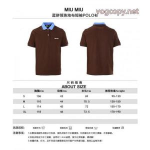 偽物 通販MIUMIU半袖POLOTシャツカッコカワイイ 2026トレンド先取り 新作日本未入荷