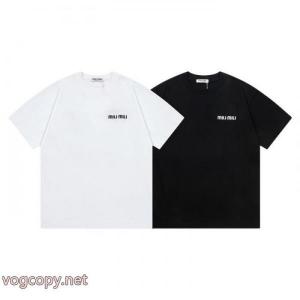 激安 ブランドMIUMIU大人気新作登場 ネット販売限定 ヒットアイテム半袖Tシャツ