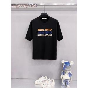 半袖Tシャツ激安 通販 ブランドMIUMIU肌触りの良い着心地抜群新作 アップデザイン 最新入荷
