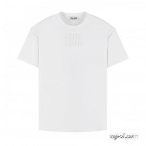MIUMIU半袖Tシャツブランド 通販店優れた品質 大注目！ 高級感演出