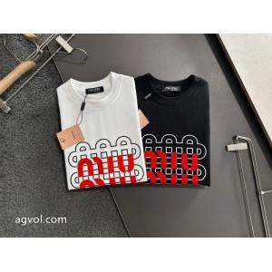 MIUMIU半袖Tシャツ発売極限状態！ 2026新品 使い勝手の良いコピー 品 ブランド