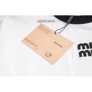 高品質 人気 大人の定番 カワイイ雰囲気ミュウミュウスーパー コピー 販売半袖Tシャツ