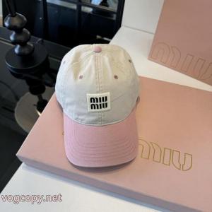 帽子発売極限状態！ 【VIP特価!!】 最新先取りおしゃれなロゴ入りミュウミュウブランド スーパー コピー 優良店.