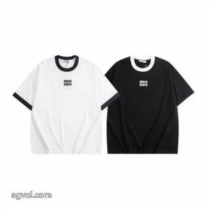 半袖TシャツMIUMIUブランド コピー 専門店機能性抜群 すぐお届け　2026新作 数量限定在庫限り