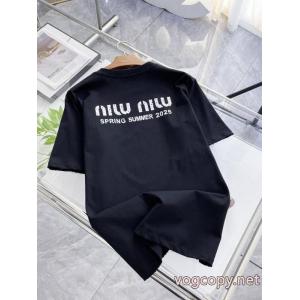 コピー 通販MIUMIU海外大人気 VIPセール激安 無造作半袖Tシャツ