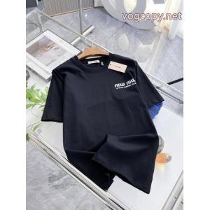 コピー 通販MIUMIU海外大人気 VIPセール激安 無造作半袖Tシャツ