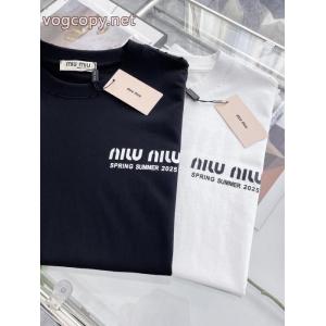 コピー 通販MIUMIU海外大人気 VIPセール激安 無造作半袖Tシャツ