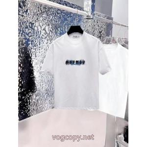 ブランド 通販MIUMIUこの夏絶対欲しい 2026新作新品 HOTお買い得半袖Tシャツ