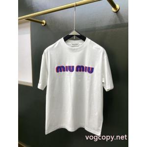 Tシャツブランド コピー 激安ミュウミュウ26SS海外直営 秀逸アイテム 数量限定特売品.