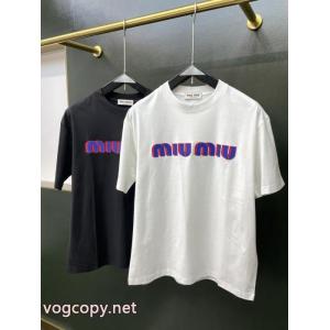 Tシャツブランド コピー 激安ミュウミュウ26SS海外直営 秀逸アイテム 数量限定特売品.