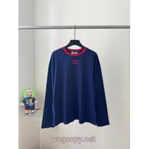 長袖Tシャツトレンドアイテム 即発送可能 優しいのに存在感MIUMIU偽物 ブランド ショップ