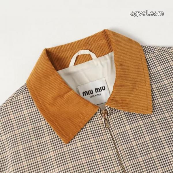 MIUMIU/ミューミューコーデュロイチェックジャケット 1