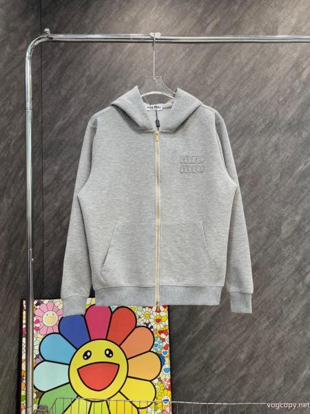 miumiu焼花アルファベットクラシックフードコート 0