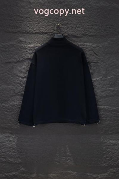 miumiu新型重工業ハーフファスナーダブルポケットパーカー 4