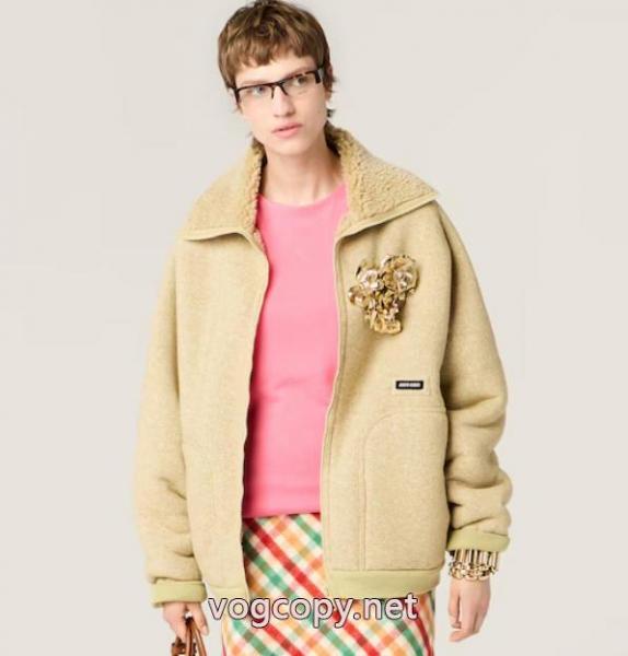 ブランド コピー 販売MIUMIU希少入荷 2025秋冬新作 相性抜群のコンビジャケット 6 