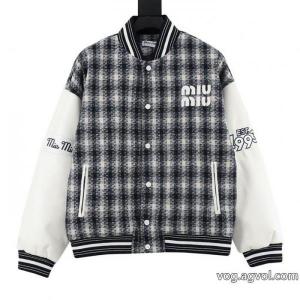 MIUMIU最新作防寒性 即納希少 ビューティー激安 通販 専門店ジャケット