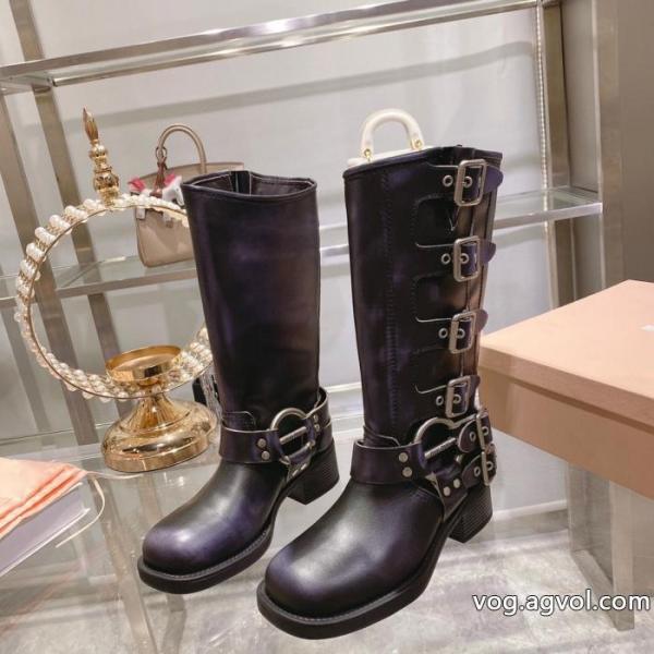 偽 ブランド 購入ミュウミュウ MIUMIUブーツ都会的 秋冬人気品 ファッションスタイル.. 0