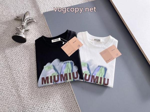 半袖Tシャツミュウミュウ着こなし自在 新作限定 新作大人気激安 通販 ブランド 4