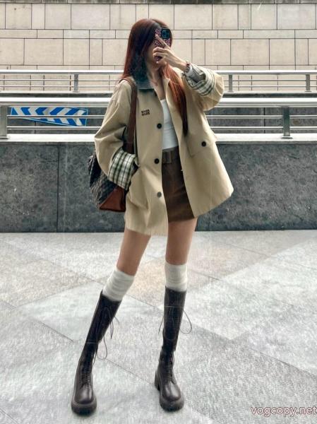 偽 ブランドMIUMIU清潔感の高い新品 大人の品漂う ランキングTOP1コート 0