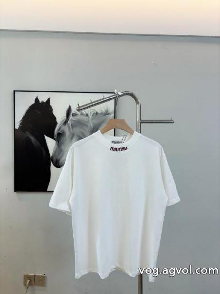 半袖Tシャツ26AW お早目に 2026新作 人気新品MIUMIUブランド フェイク 0