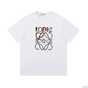超人気デザイン HOT安い 上品でベーシックLOEWEブランド コピー 専門半袖Tシャツ