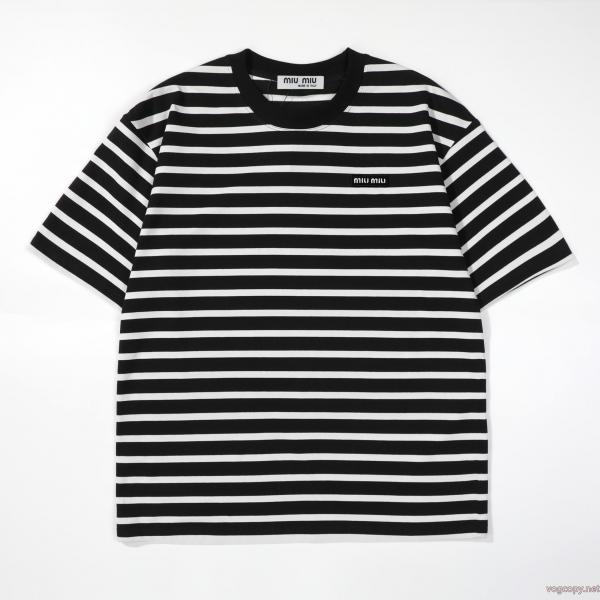 ミュウミュウ最安値保証 上品スタイル 存在感のある 偽 ブランド 通販半袖Tシャツ 0 