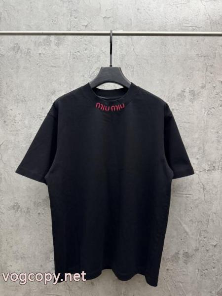 ブランド スーパー コピーMIUMIU最高に人気商品! 大人気新色 お洒落さんの愛用率が高い半袖Tシャツ 1
