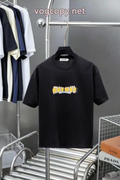 お洒落さん必見 高級素材 先行入荷MIUMIU激安 ブランド半袖Tシャツ 5