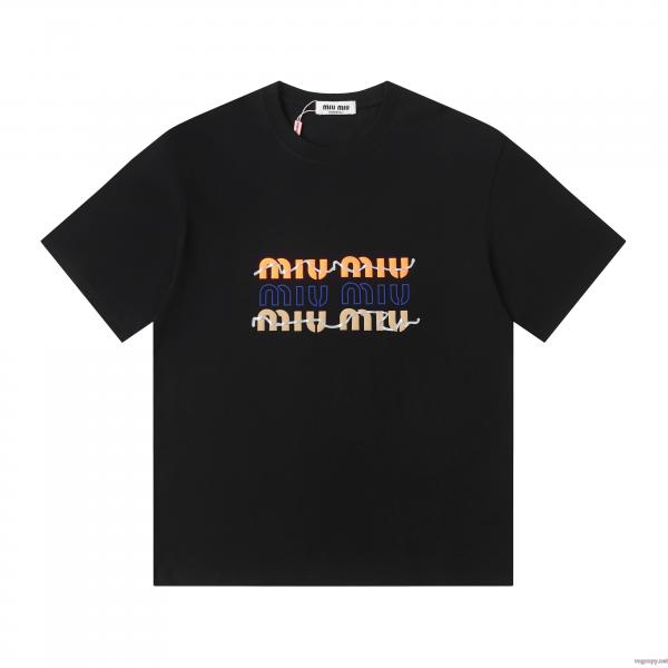 好感度の高い人気販売 2026季新作 決算在庫処分半袖Tシャツコピー ブランド 通販MIUMIU 0
