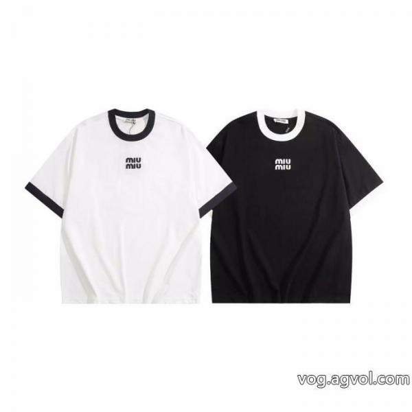 高品質 人気 大人の定番 カワイイ雰囲気ミュウミュウスーパー コピー 販売半袖Tシャツ 0 