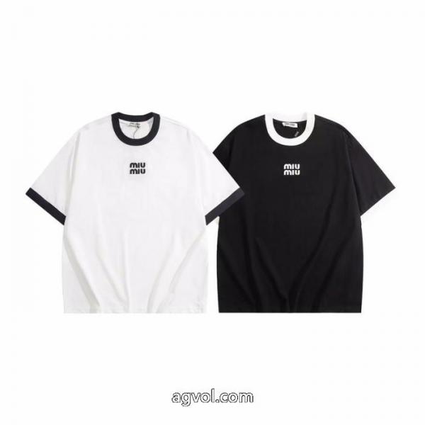 高品質 人気 大人の定番 カワイイ雰囲気ミュウミュウスーパー コピー 販売半袖Tシャツ 5 