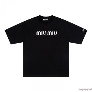 MIUMIUブランド コピー 通販最新話題沸騰中 カラバリ豊富 早者勝ち半袖Tシャツ