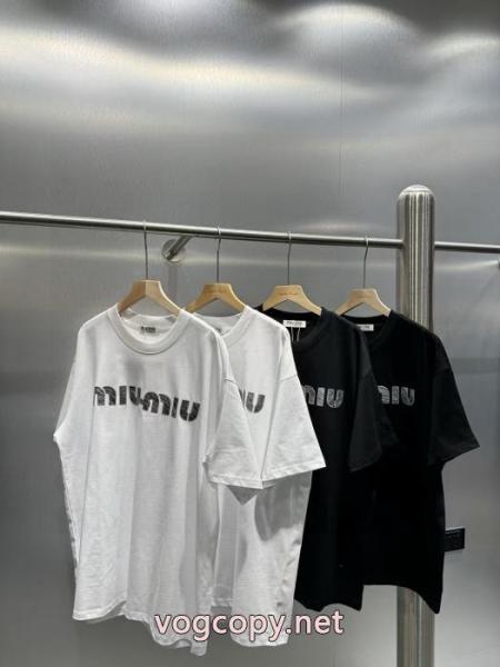 半袖Tシャツ新作がお買い得円高特価 新作多色!! 超激得MIUMIUブランド 激安 2